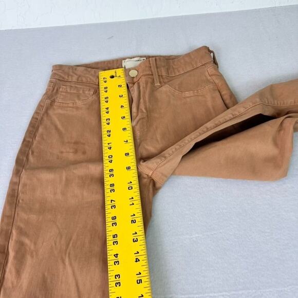 L’AGENCE Pants Womens 26 Brown Margot High Rise Skinny Camel - Picture 12 of 14